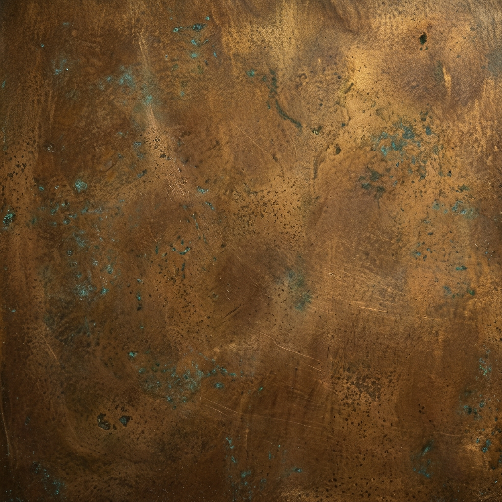 Patinated bronze