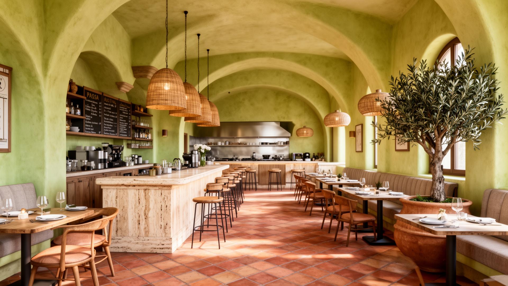 Mediterranean Revival interior concept